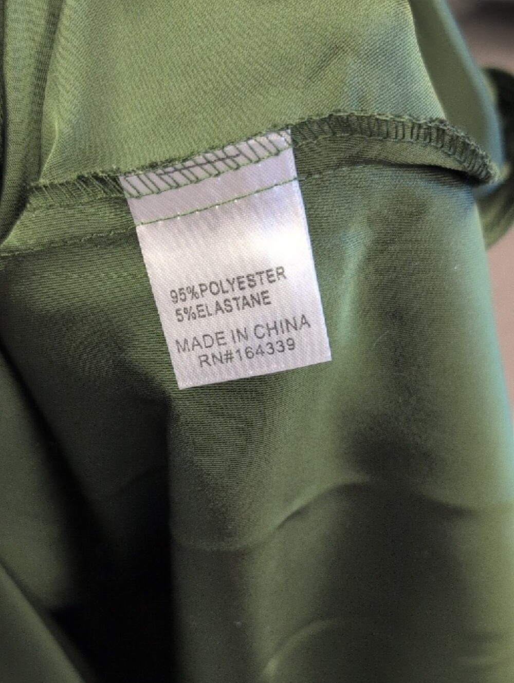 Petal & Pup Olive Green One-Shoulder Satin Maxi Dress - Picture 8 of 9